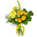 Желтый букет из роз и хризантем. Молдова